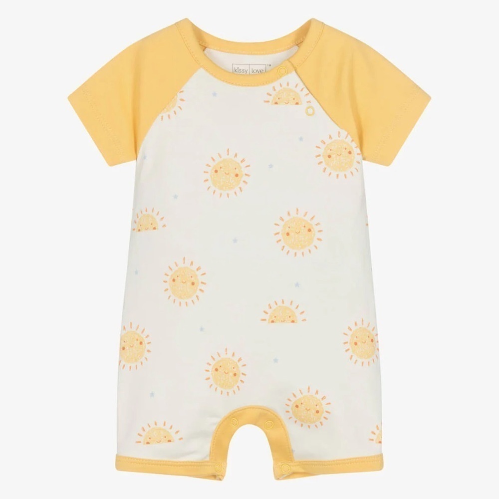Kissy Love Baby Sunny Day Short Playsuit in size 0 to 3 months